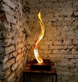 Handcrafted Kudu Horn Lamp – Unique Exotic Design with LED Lighting