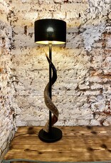 Kudu Horn Lamp XL Black Lounge