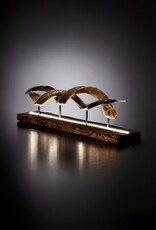 Handcrafted Kudu Horn Table Sculpture – Unique Exotic Design with LED Lighting