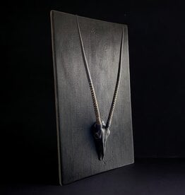 Oryx Wall Sculpture on Solid Oak Panel
