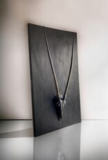 Oryx Wall Sculpture on Solid Oak Panel – Large-Scale One of a Kind Piece