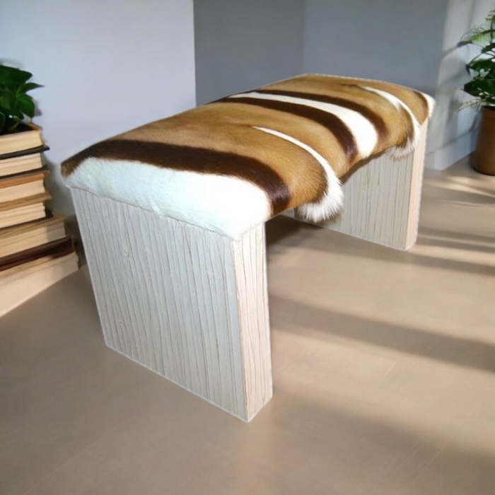 Springbok bench Timber White - Zebra-Zebra