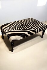 Zebra skin stool BIG CLASSIC, delivery time 4-8 weeks.