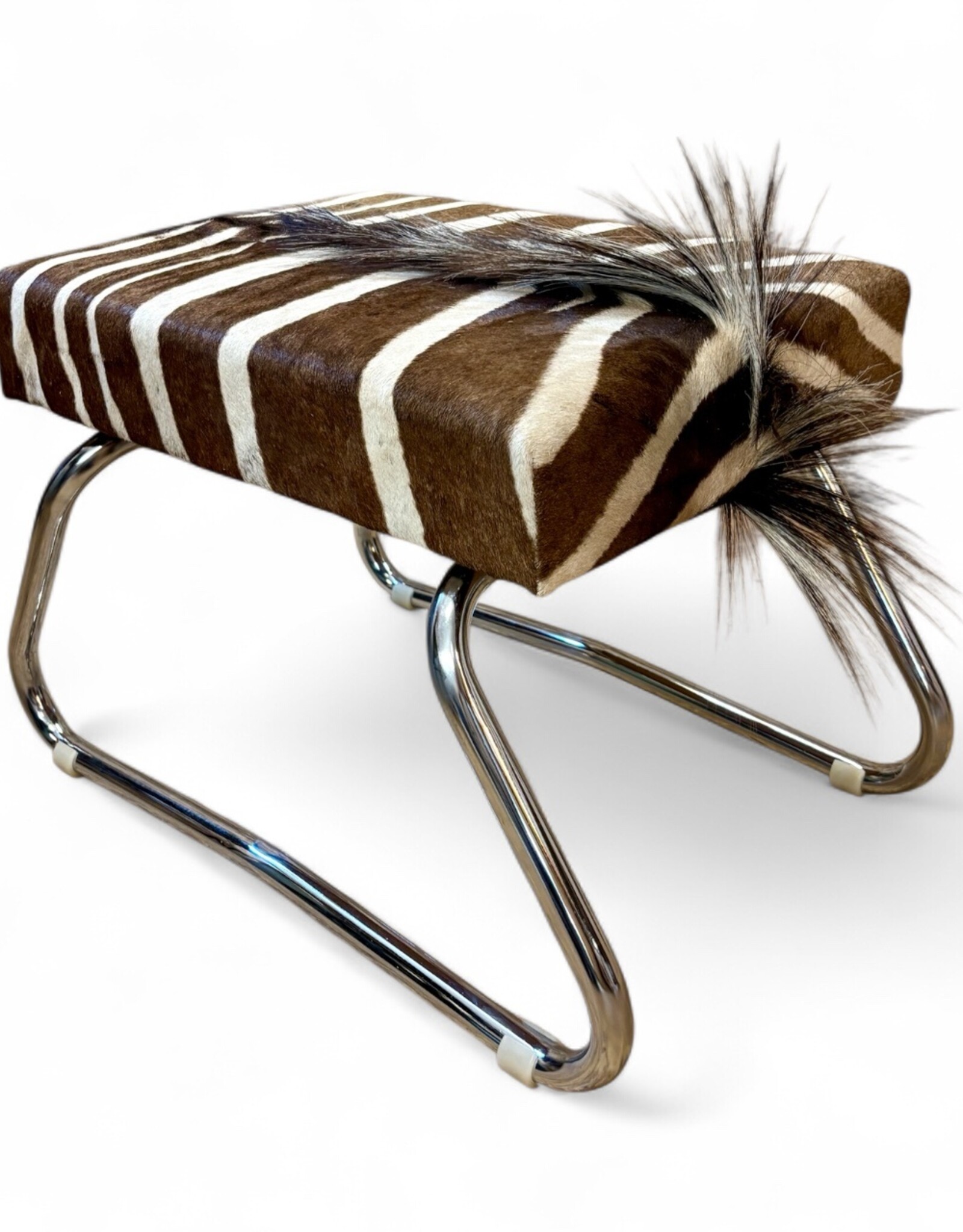 Zebra Hocker SAFARI, Klapphocker