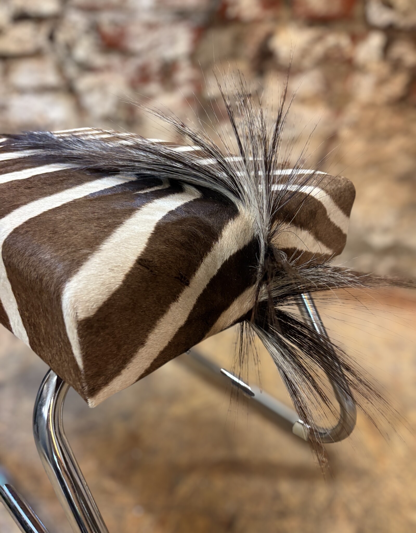 Zebra Hocker SAFARI, Klapphocker