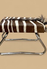 Zebra Hocker SAFARI, Klapphocker