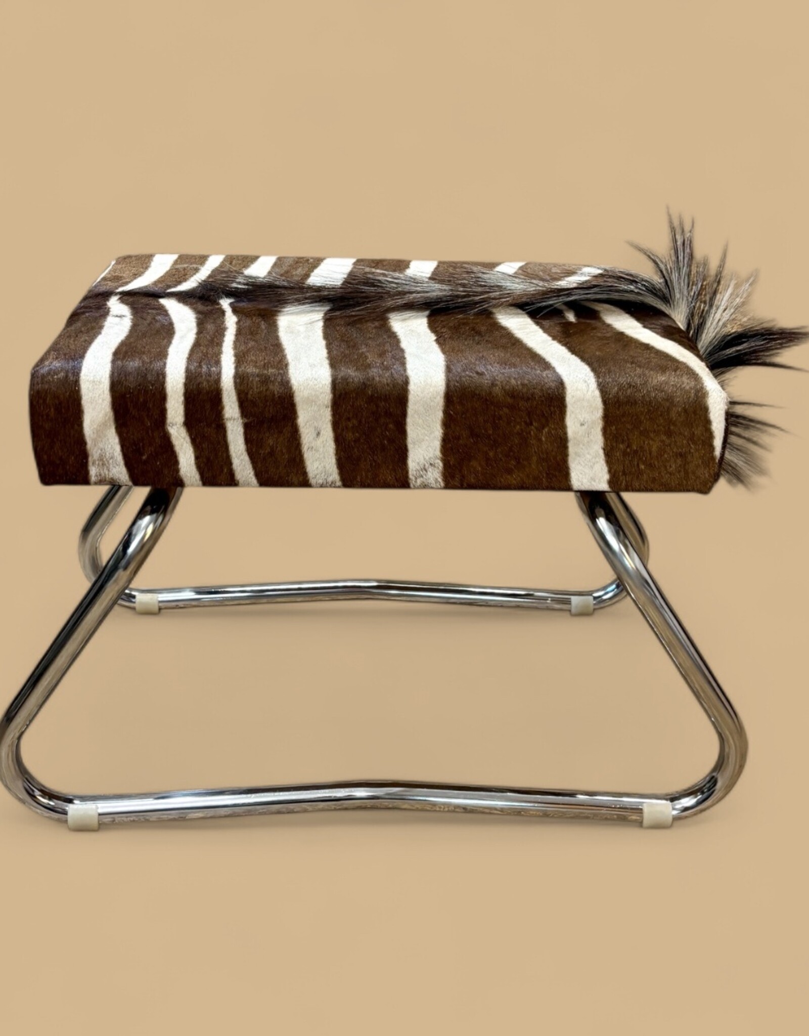 Zebra Hocker SAFARI, Klapphocker