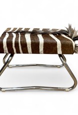 Zebra Hocker SAFARI, Klapphocker
