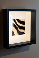 Black Frame with Genuine Zebra Hide – Elegant & Unique