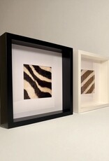 Black Frame with Genuine Zebra Hide – Elegant & Unique