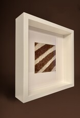 White Frame with Genuine Zebra Hide – Elegant & Unique - Copy
