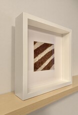 White Frame with Genuine Zebra Hide – Elegant & Unique - Copy