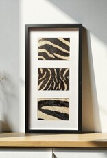 Black Frame with Genuine Zebra Hide – Elegant & Unique
