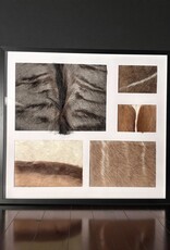 Bilderrahmen mit echtem afrikanischen Fell – stilvoll & einzigartig 73 x 66cm