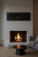 Design Object with Genuine Kudu Horns – Mounted on Burnt Wood