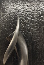 Design Object with Genuine Kudu Horns – Mounted on Burnt Wood