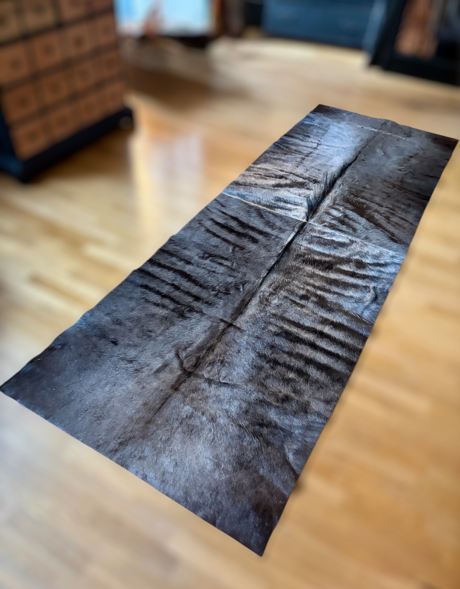 Gnufell Läufer aus zwei Gnufellen gefertigt