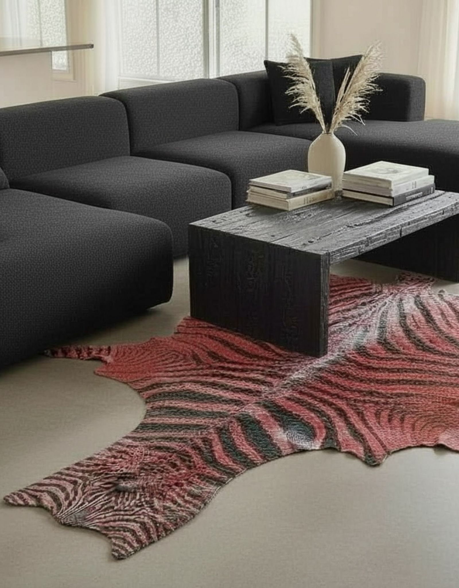 Zebrafell RED LOUNGE M332
