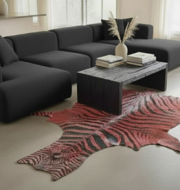 Zebrafell RED LOUNGE  M332