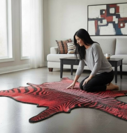 Zebrafell RED LOUNGE  M281