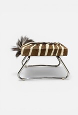 Zebra Hocker SAFARI, Klapphocker