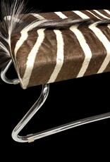 Zebra Hocker SAFARI, Klapphocker