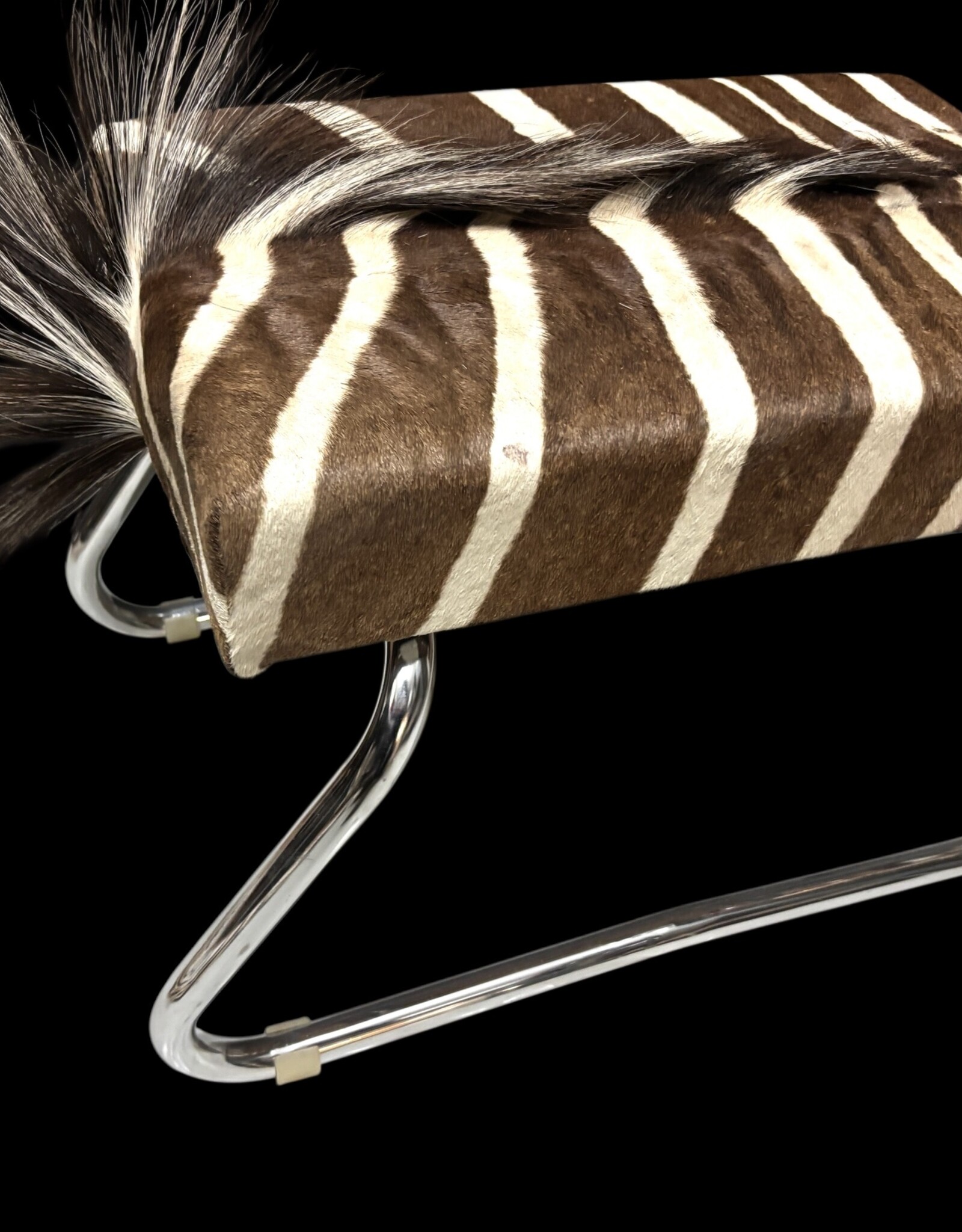 Zebra Hocker SAFARI, Klapphocker