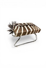 Zebra Hocker SAFARI, Klapphocker
