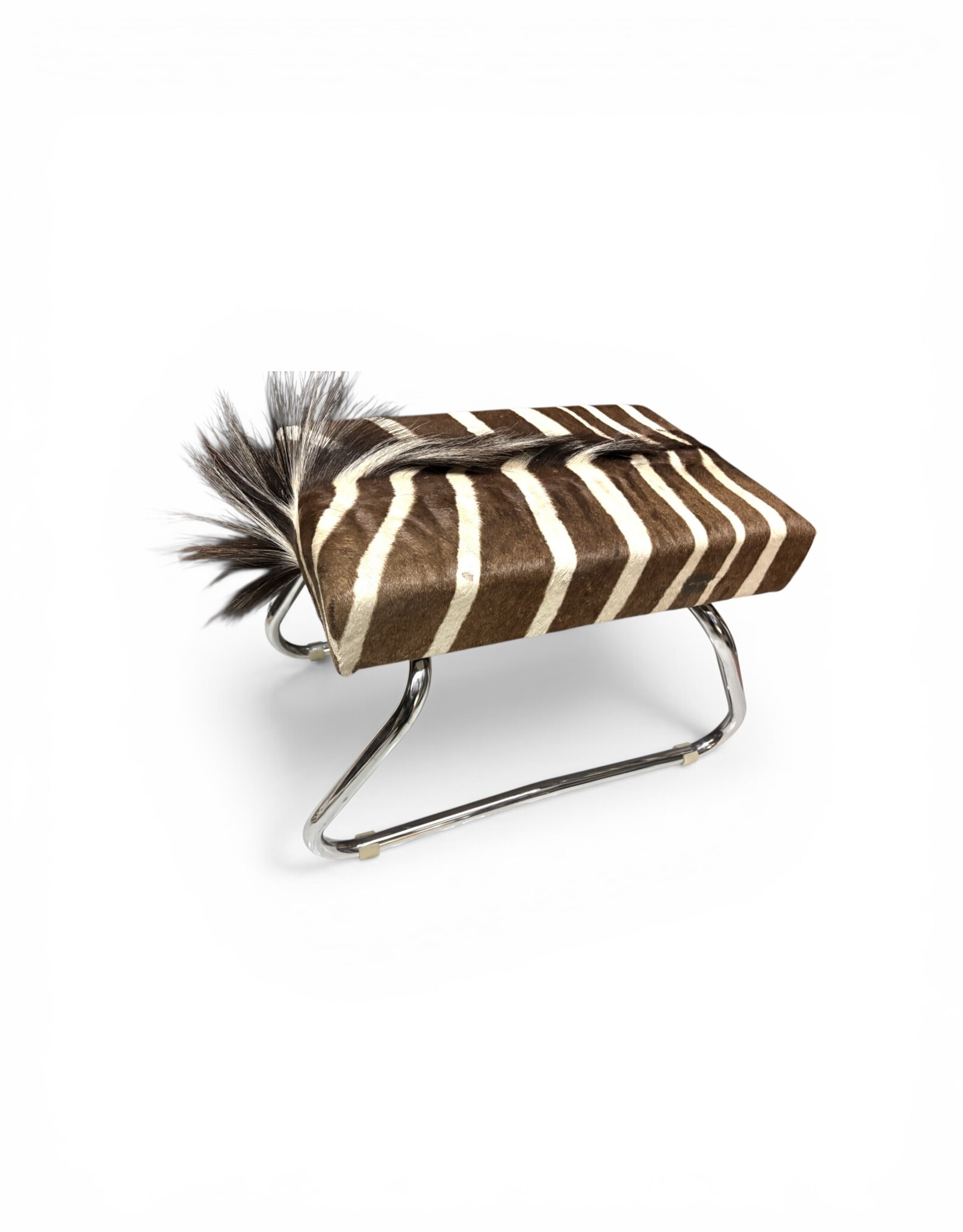 Zebra Hocker SAFARI, Klapphocker