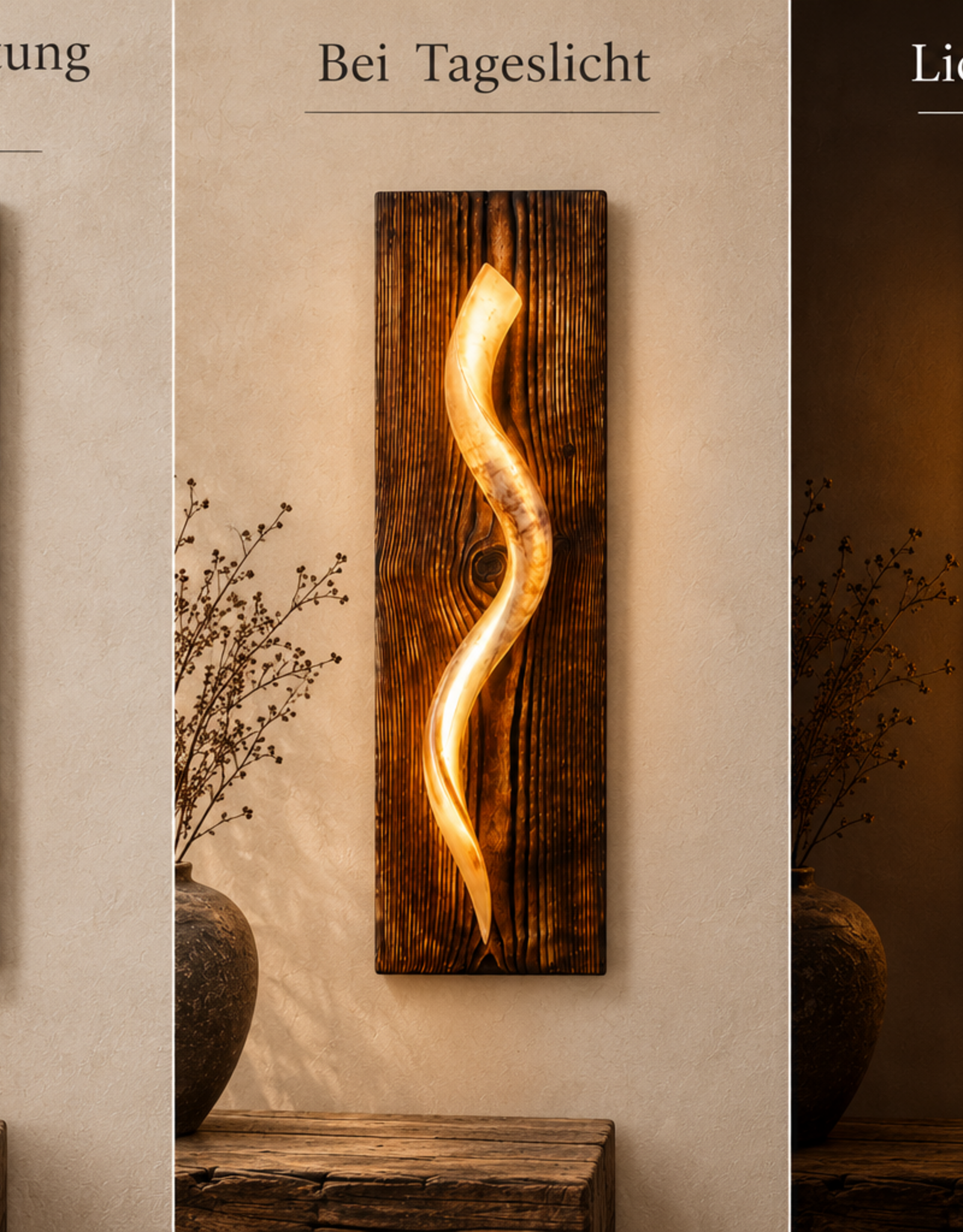Handcrafted Kudu Horn Wall Lamp – Unique Exotic Design with LED Lighting
