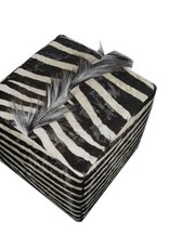 Zebra stool CUBE