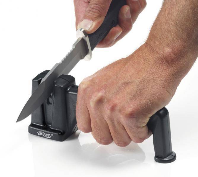 Walther Ceramic Knife Sharpener with Handle