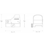 Hawke Celownik optyczny Red Dot - celownik 1x25