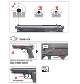 Beretta M92 FS - nacisk sprężyny - 0,50 dżuli