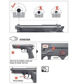 Beretta M92 FS - pression du ressort - 0,50 joules