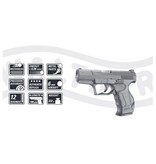 Walther P99 - pressione della molla - 0,08 joule