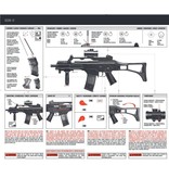 H&K G36C  - Federdruck - 0,50 Joule - BK