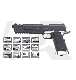 Combat Zone Colt Para P11 Co2 NBB - 2.0 Julios - BK