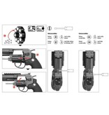 Ruger Superhawk 8 cali - Co2 - czarny - 4,0 dżuli