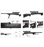 Elite Force SX9 Spring Sniper Rifle - 1.30 Joule - BK