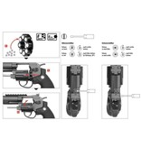 Ruger Superhawk 6 Zoll - Co2 - schwarz - 3,0 Joule