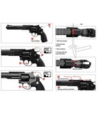 Ruger Superhawk 6 Zoll - Co2 - silber - 3,0 Joule