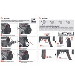 H&K MP5K Co2 GBB Semi Seulement - 2,50 Joules - BK