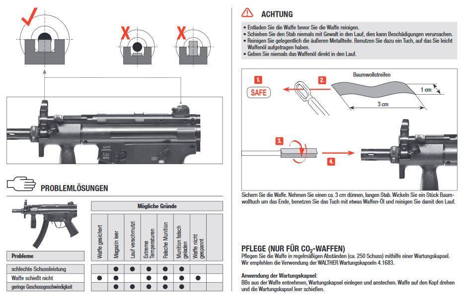 H&K MP5K Co2 GBB Semi Seulement - 2,50 Joules - BK