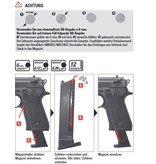 Beretta M92 FS HME - pression du ressort - 0,50 joules