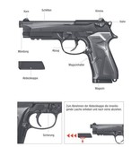 Beretta 90 Two - spring pressure - 0.50 joules