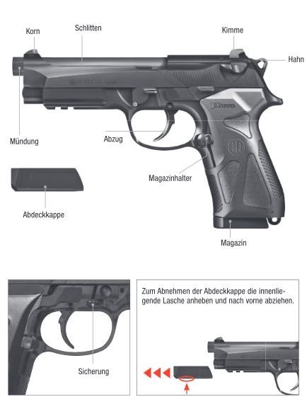 Beretta 90 Dos - presión de resorte - 0,50 julios