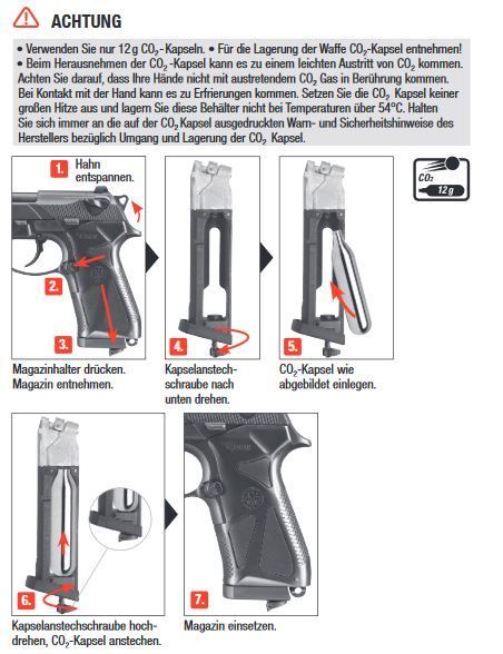 Beretta 90 Due Co2 NBB - 1,80 joule