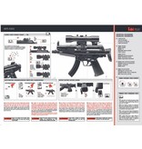 Mitraillette H&K MP5 KIDZ (0.08 Joule) - Armurerie Centrale