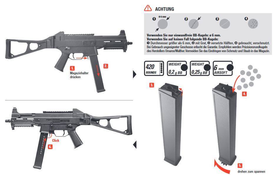 H&K UMP 45 Sportsline 1,10 J - BK